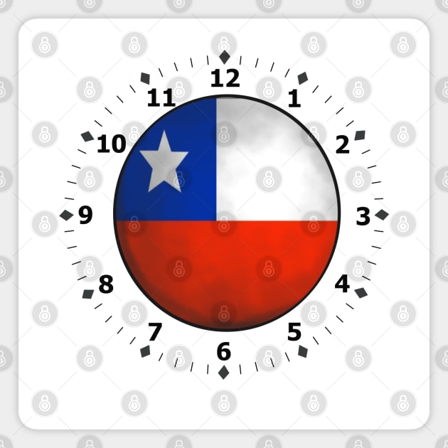 chile clock Magnet by persa